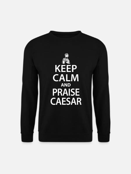 Julius Cäsar Rom Italien Römisches Reich - Unisex Pullover - Schwarz
