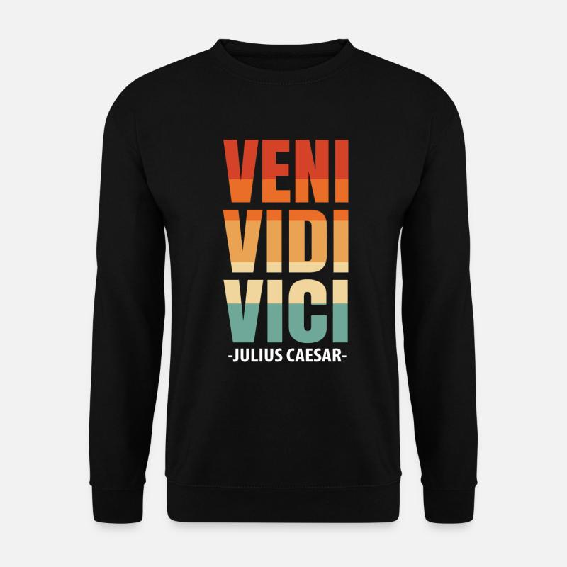 Julius Cäsar Rom Italien Römisches Reich - Unisex Pullover - Schwarz