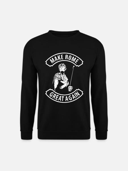 Jules César Rome Italie Empire romain - Sweat-shirt Unisexe - noir