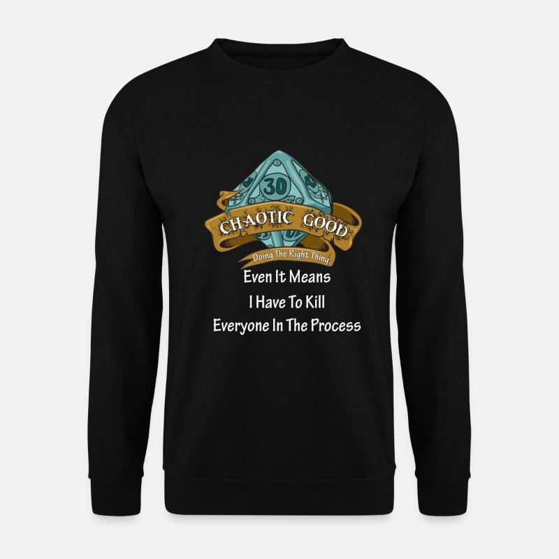 RpG Jeu de rôle Stylo & Papier - Sweat-shirt Unisexe - noir