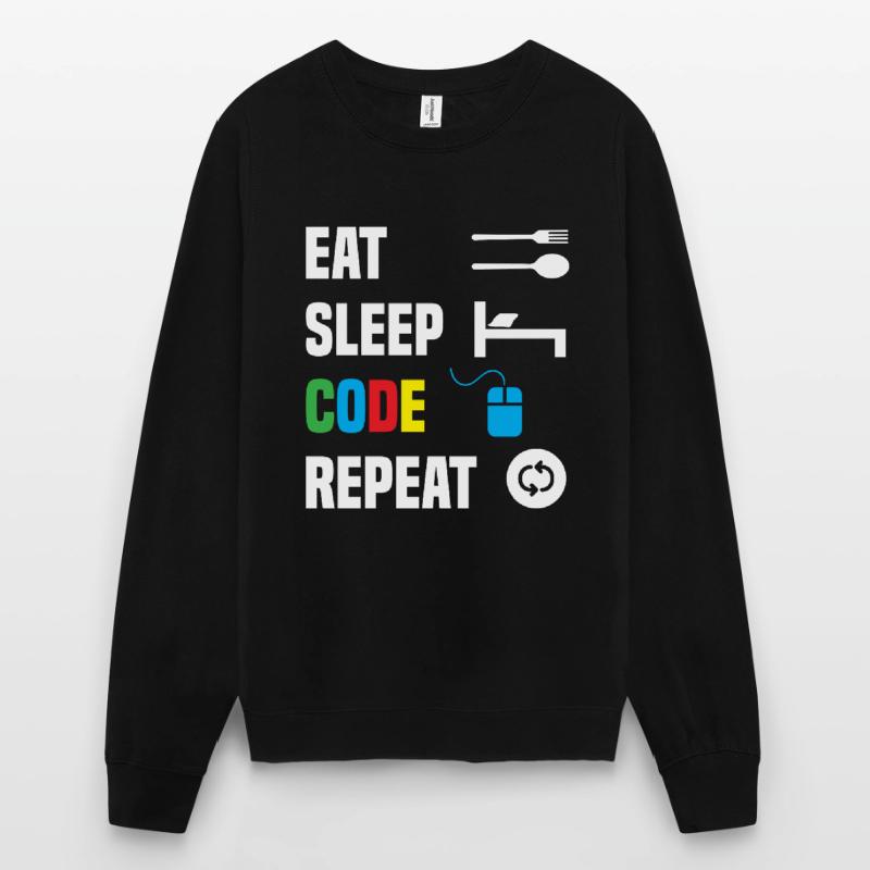 Code Encodage Codeur Codage Informaticien Sweat-shirt Unisexe