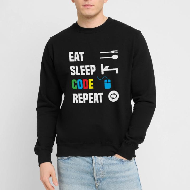 Code Encodage Codeur Codage Informaticien Sweat-shirt Unisexe