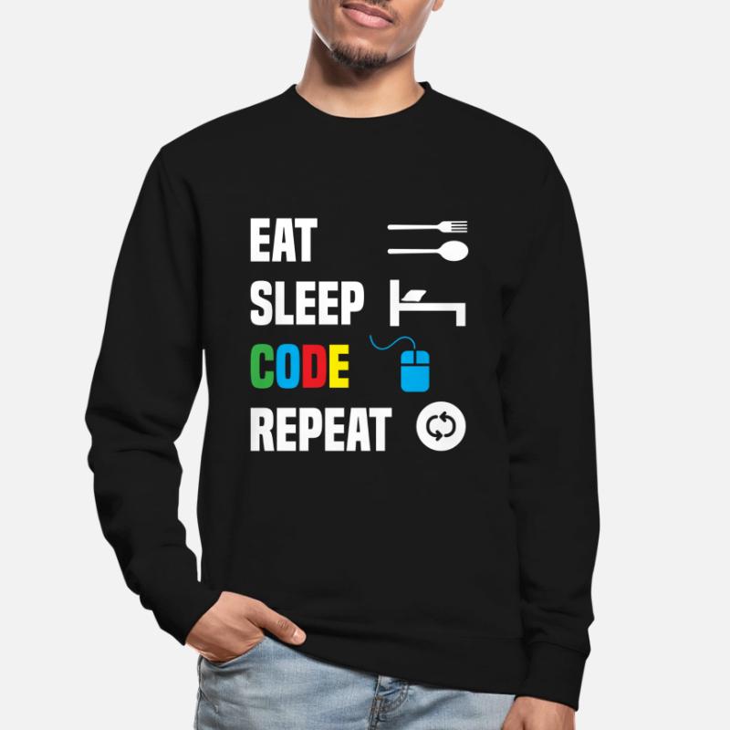 Code Encodage Codeur Codage Informaticien Sweat-shirt Unisexe