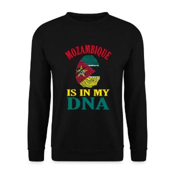 Mozambique - Unisex Sweatshirt - black - Front - Alina (178cm) & Michal (187cm)