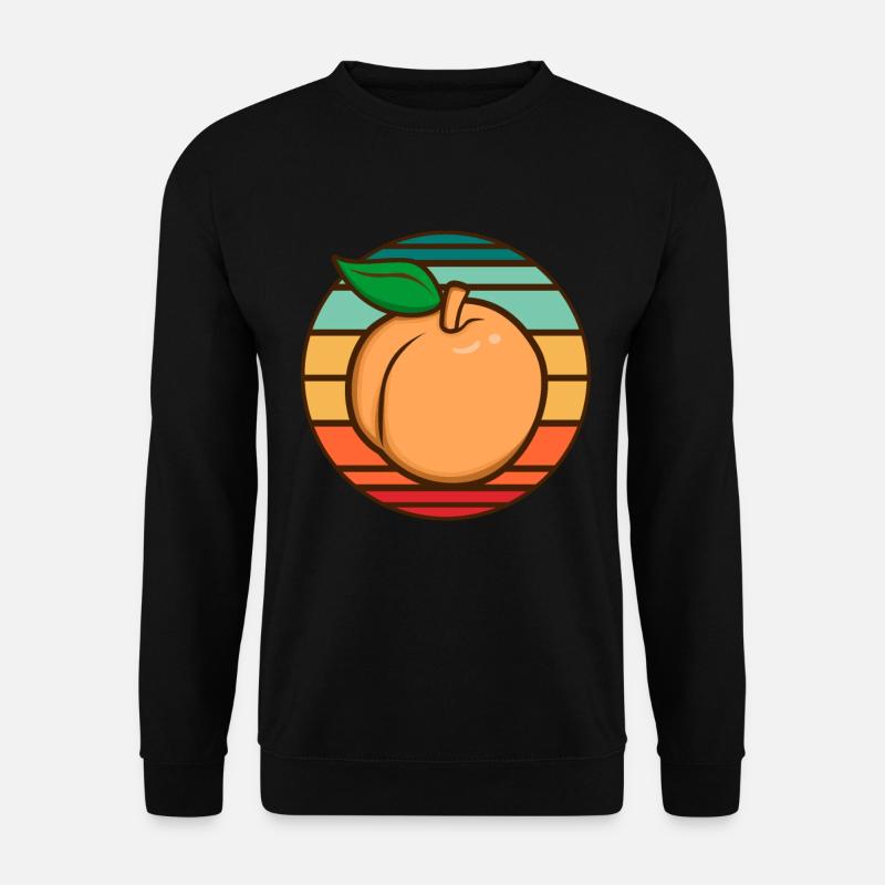 Pfirsich - Unisex Pullover - Schwarz