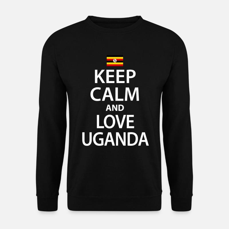 Uganda - Unisex Pullover - Schwarz