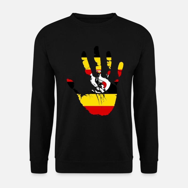 Uganda - Unisex Pullover - Schwarz