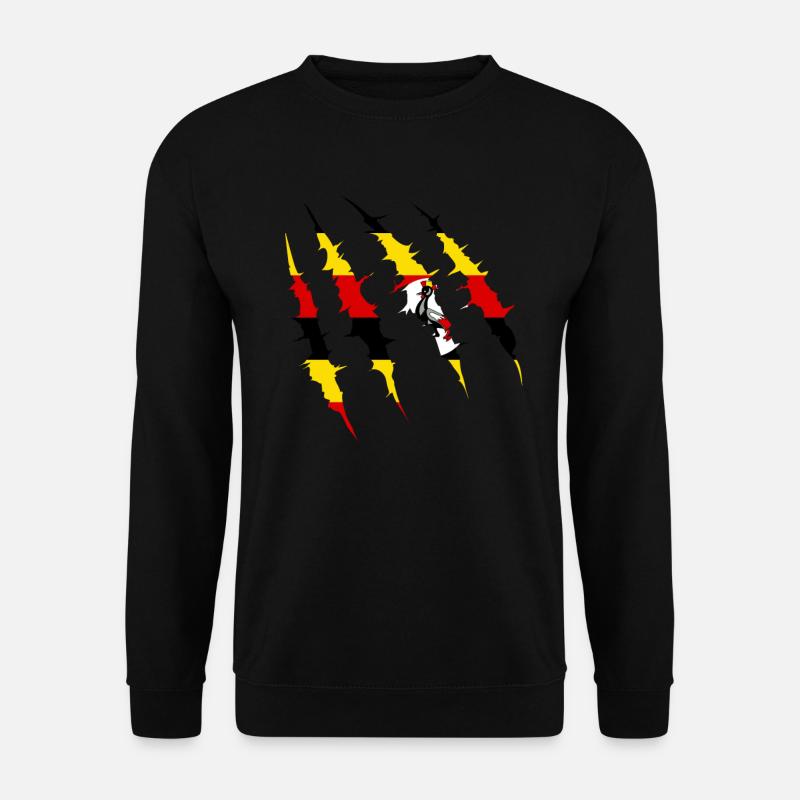 Uganda - Unisex Pullover - Schwarz