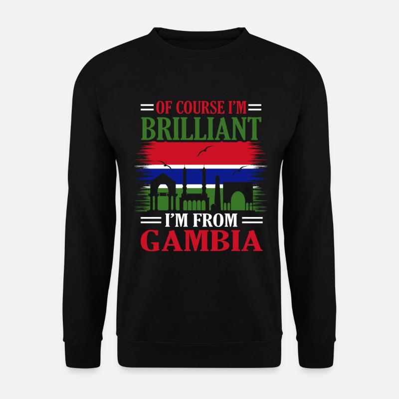 Gambia - Unisex Sweatshirt - black