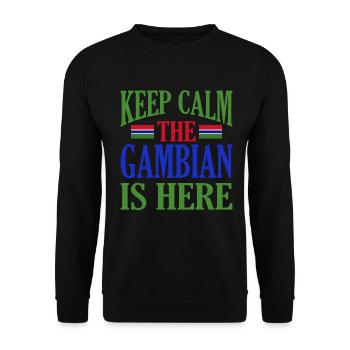 Gambie - Sweat-shirt Unisexe - noir - Devant - Alina (178cm) & Michal (187cm)
