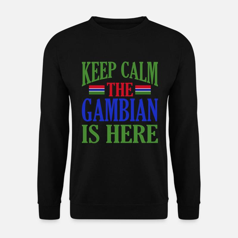 Gambia - Unisex Pullover - Schwarz