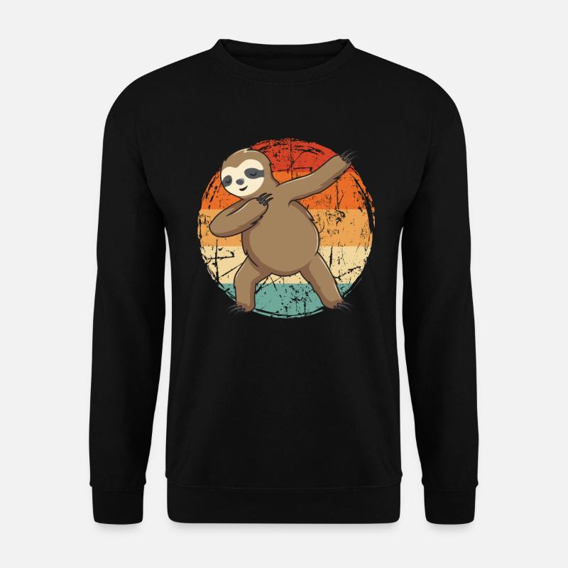 Dabbing Sloth - Unisex Sweatshirt - black