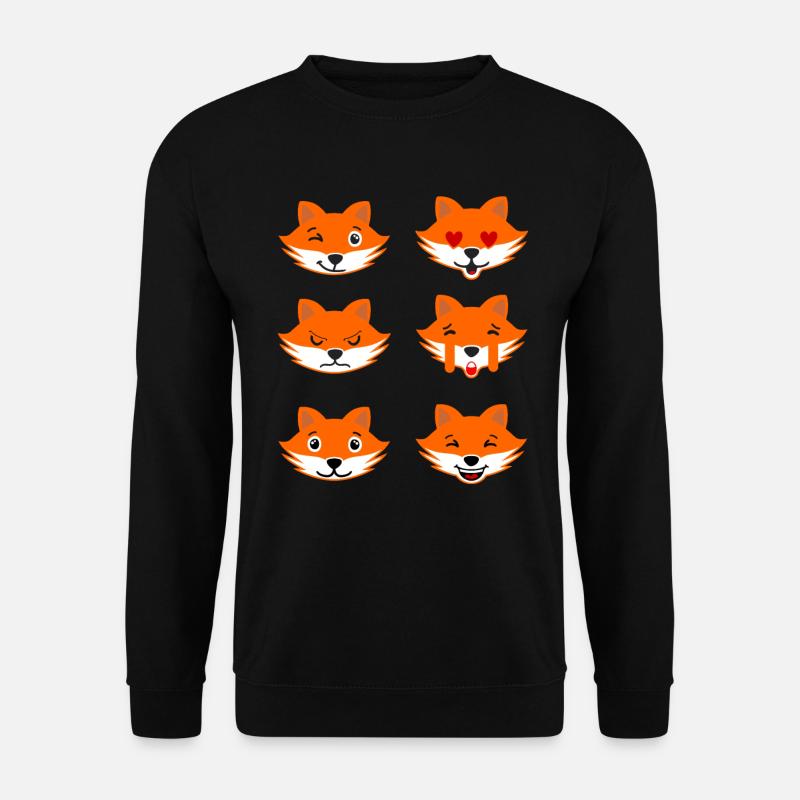 Fox - Unisex Sweatshirt - black