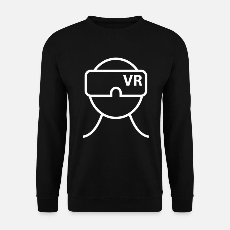 VR Virtual Reality Brille Virtuelle Realität - Unisex Pullover - Schwarz