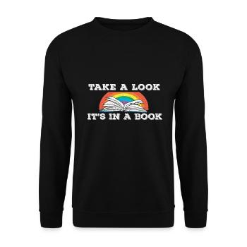 Livres Lire Livre Roman Crime Bibliothèque Auteur - Sweat-shirt Unisexe - noir - Devant - Alina (178cm) & Michal (187cm)