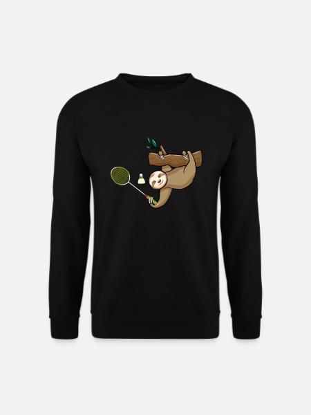 Lustiger Pickleball Badminton Federball - Unisex Pullover - Schwarz