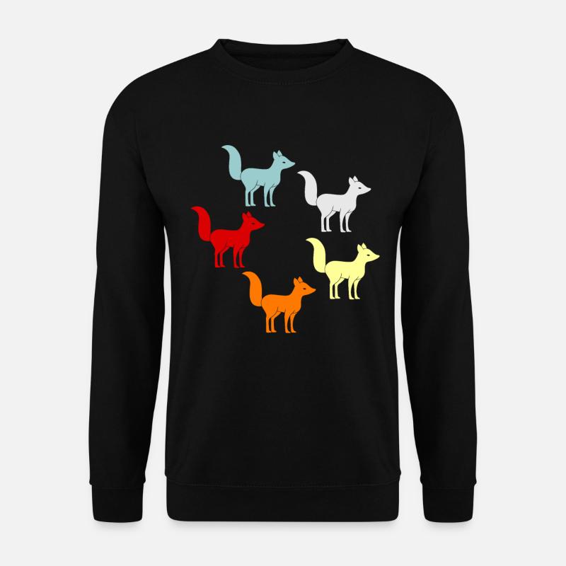 Fuchs - Unisex Pullover - Schwarz