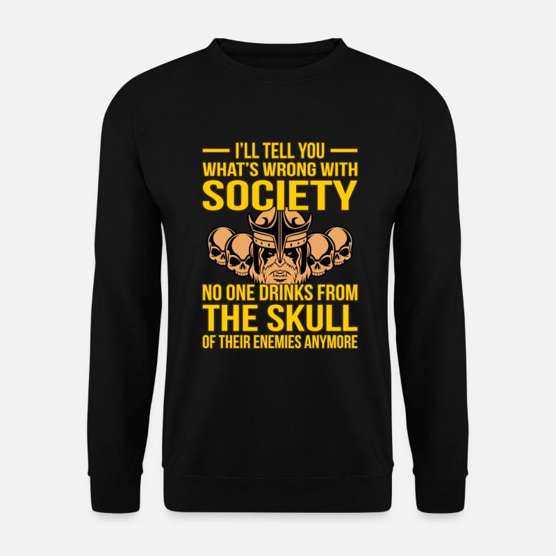 Wikinger - Unisex Pullover - Schwarz