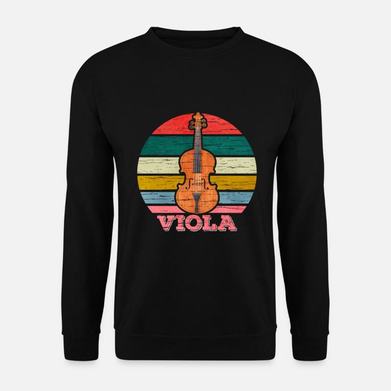 Viola - Unisex Pullover - Schwarz