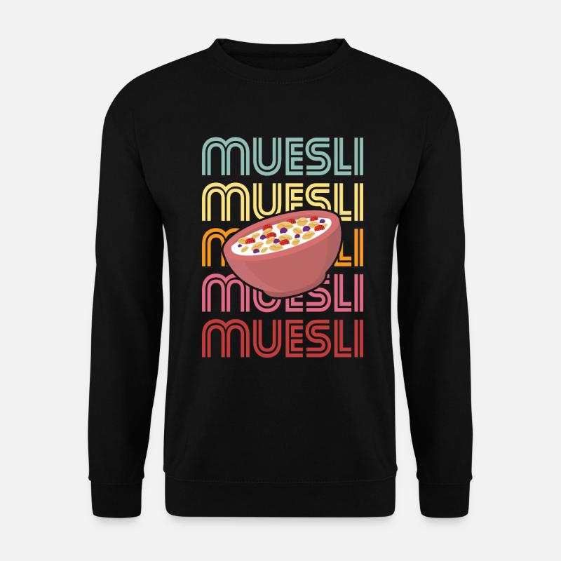 Müsli - Unisex Pullover - Schwarz