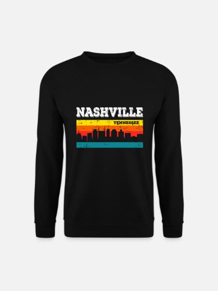 Nashville, Tennessee - Unisex Sweatshirt - black