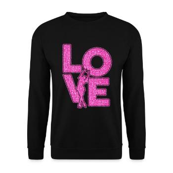 Eiskunstlauf - Unisex Pullover - Schwarz - Vorne - Alina (178cm) & Michal (187cm)