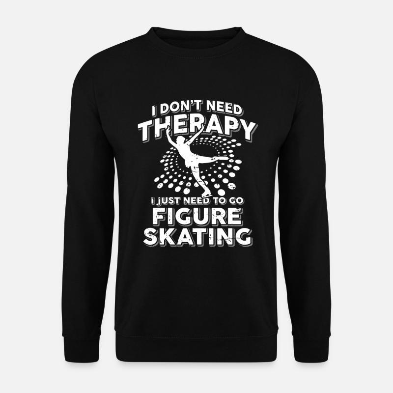 Eiskunstlauf - Unisex Pullover - Schwarz