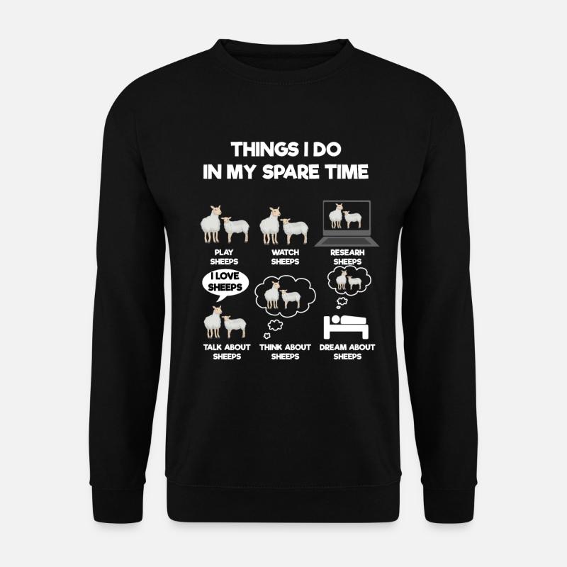 Sheep - Unisex Sweatshirt - black