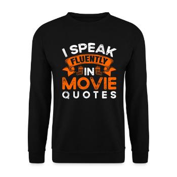 Film - Sweat-shirt Unisexe - noir - Devant - Alina (178cm) & Michal (187cm)