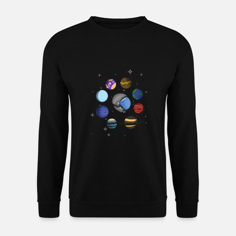 Astronaut - Unisex Pullover - Schwarz