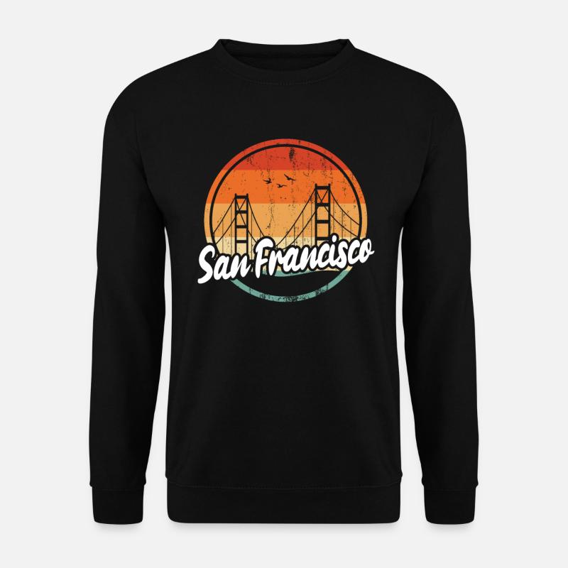 San Francisco Golden Gate Brücke - Unisex Pullover - Schwarz