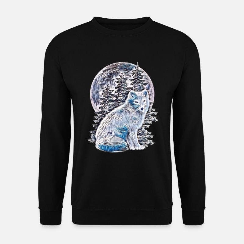 Polarfuchs - Unisex Pullover - Schwarz