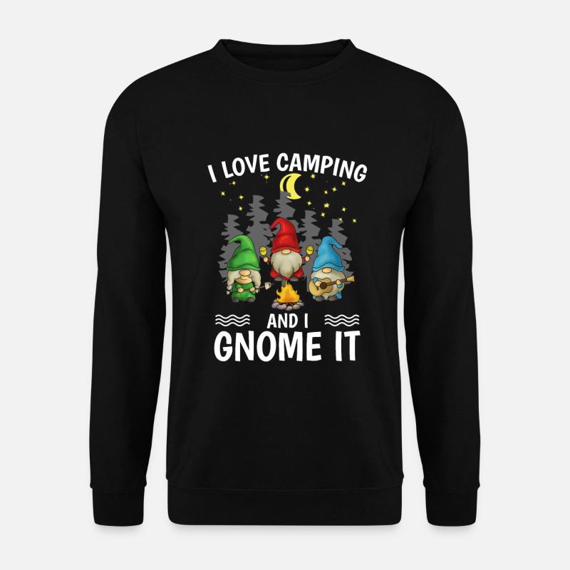Camping - Unisex Pullover - Schwarz