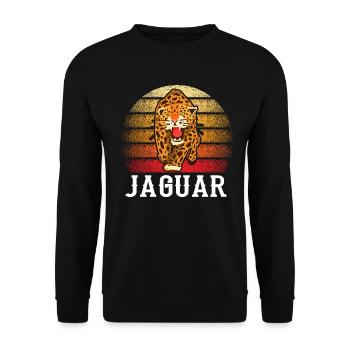 Jaguar - Unisex Pullover - Schwarz - Vorne - Alina (178cm) & Michal (187cm)