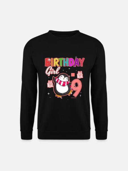 Birthday 9 - Unisex Sweatshirt - black
