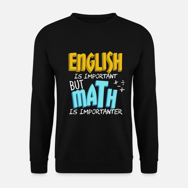 English Math - Unisex Sweatshirt - black