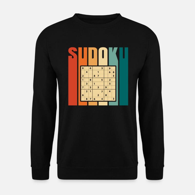Sudoku - Unisex Sweatshirt - black