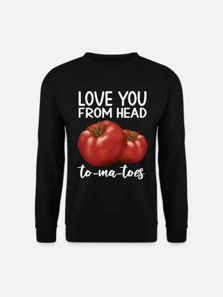 Tomate principale drôle de cadeau de jardin de jardinier - Sweat-shirt Unisexe - noir