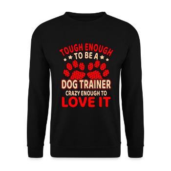 Cadeau d’éducateur canin pour animaux de compagnie - Sweat-shirt Unisexe - noir - Devant - Alina (178cm) & Michal (187cm)