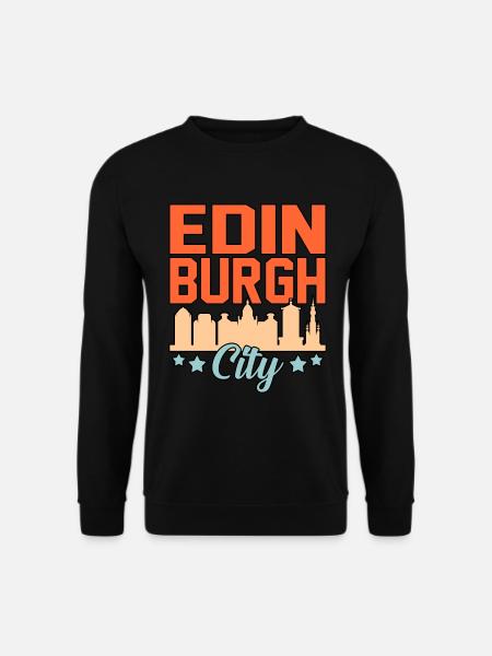 Edinburgh City Castle Gift - Unisex Sweatshirt - black