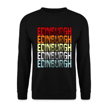 Cadeau d’ascendance écossaise d’Édimbourg - Sweat-shirt Unisexe - noir - Devant - Alina (178cm) & Michal (187cm)
