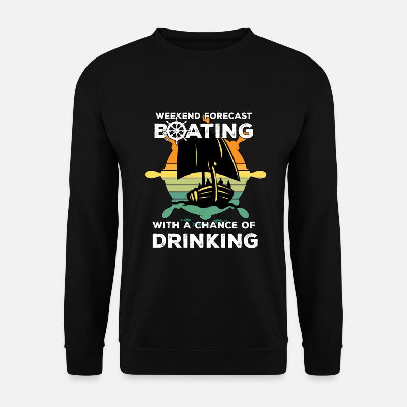 Boots Drinking Gift - Unisex Sweatshirt - black