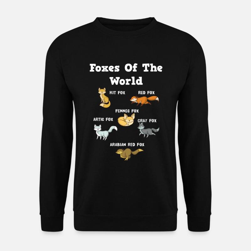 Fuchs - Unisex Pullover - Schwarz