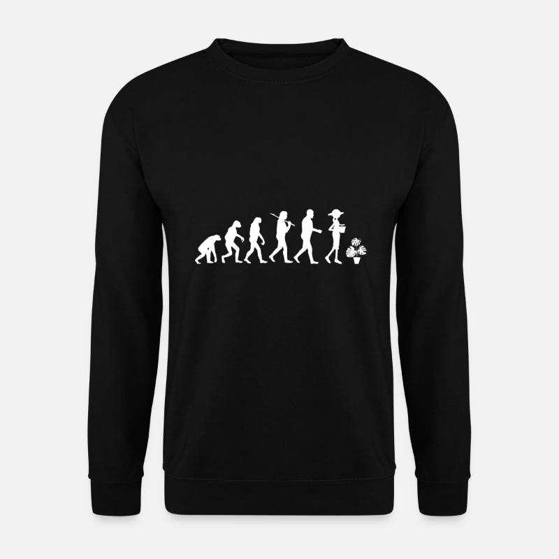 Evolutionsgeschenk Pflanzen - Unisex Pullover - Schwarz