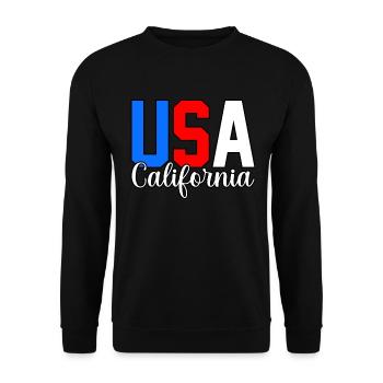 Usa California Gift - Sweat-shirt Unisexe - noir - Devant - Alina (178cm) & Michal (187cm)