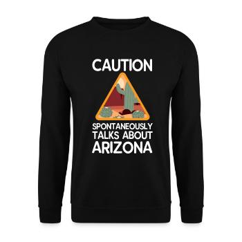 Conversations About Arizona Poison - Unisex Sweatshirt - black - Front - Alina (178cm) & Michal (187cm)