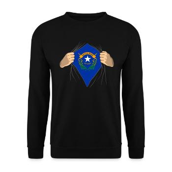 Nevada root gift - Unisex Sweatshirt - black - Front - Alina (178cm) & Michal (187cm)