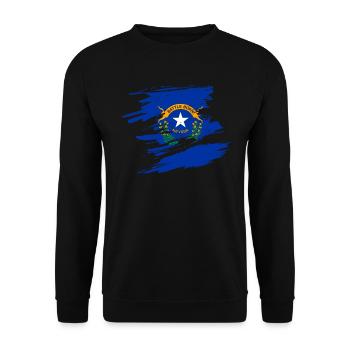 Nevada root gift - Unisex Sweatshirt - black - Front - Alina (178cm) & Michal (187cm)