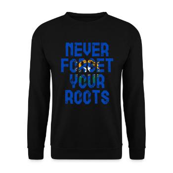 Nevada root gift - Unisex Sweatshirt - black - Front - Alina (178cm) & Michal (187cm)