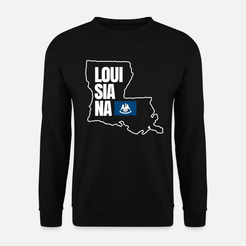 Louisiana Home Travels Geschenk - Unisex Pullover - Schwarz